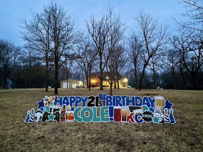 happy birthday yard signs